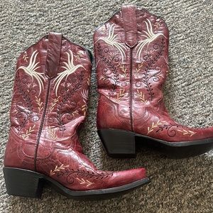 Red JB Dillon Cowboy Boots NEVER WORN!
